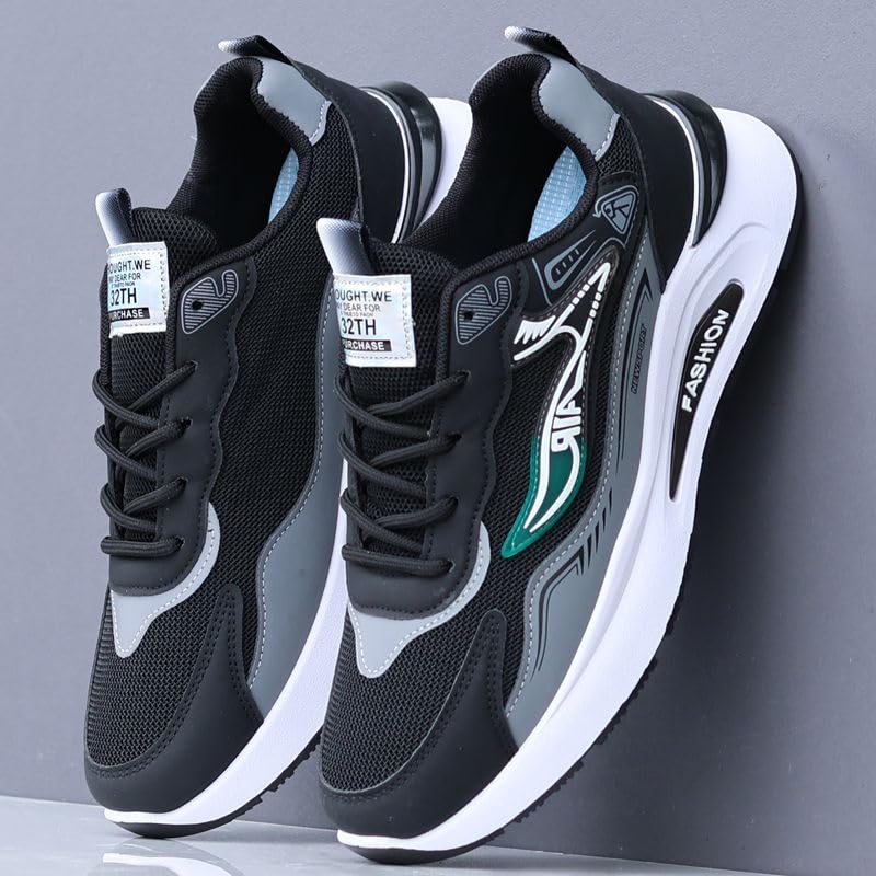 Men's Casual Sports Shoes - Breathable mesh Material - Lightweight and Comfortable - Anti-Slip and Durable - Suitable for Running, Exercising, Outdoor Activities, and Daily use.2