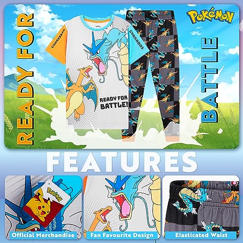 Pokemon Boys Pyjamas Set - Lounge Wear T-Shirt and Long Bottoms Teenagers PJs 4-14 Years - Gifts for Boys3