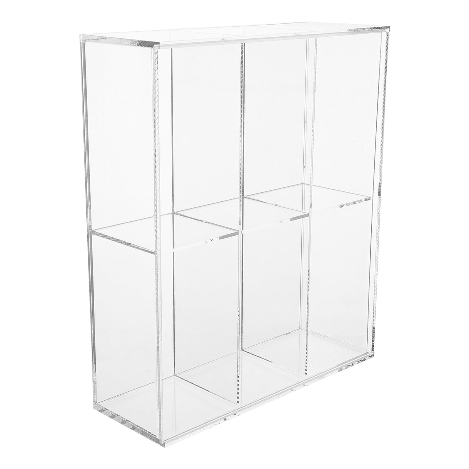 Abaodam Acryl Figurenaufbewahrungsregal mit Staubschutz und Mehrschichtigem Design für Platzsparende Aufbewahrung und Präsentation von Miniaturfiguren und Sammlungen