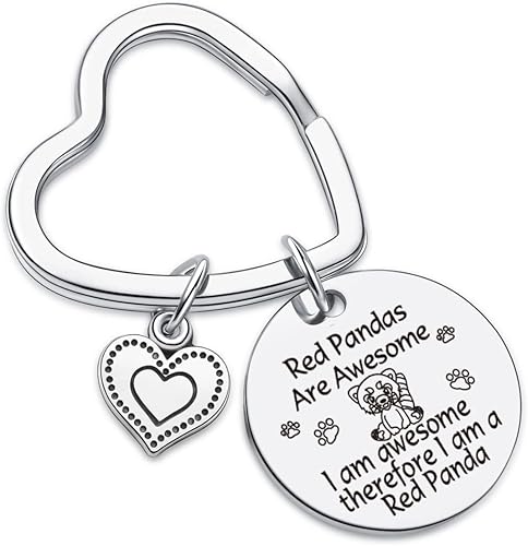 7RVZM Joyería inspirada en panda rojo, regalo para amantes de los pandas, regalo de graduación para hija