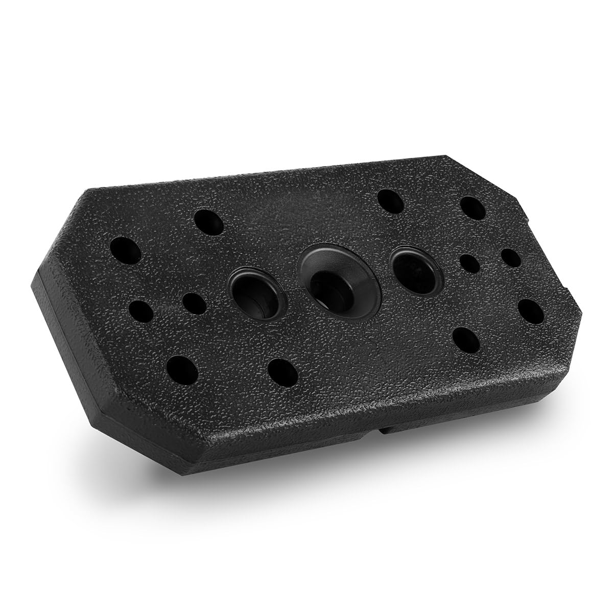 Pack 9 Pesas Rectangulares para Máquina Multifunción Musculación Interior de Cemento Prensado Recubrimiento de Plástico GYMDISK FITFIU Fitness