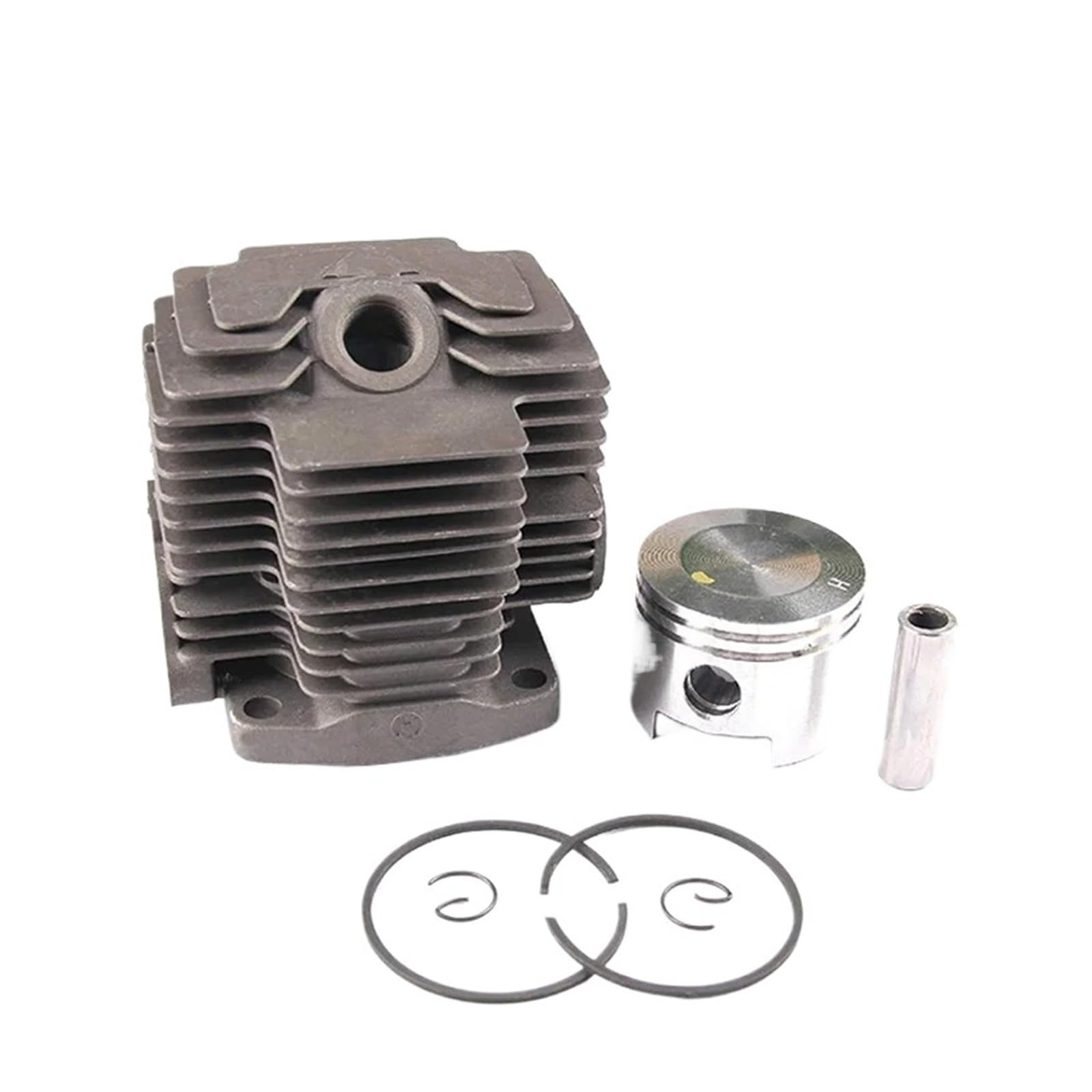 Genérico Compatible con desbrozadora Kawasaki Kbl48 KBH48 KAAZ. | Asamblea de clips del Pin de los anillos del émbolo de la cabeza del equipo del cilindro de A84E-44MM TH48