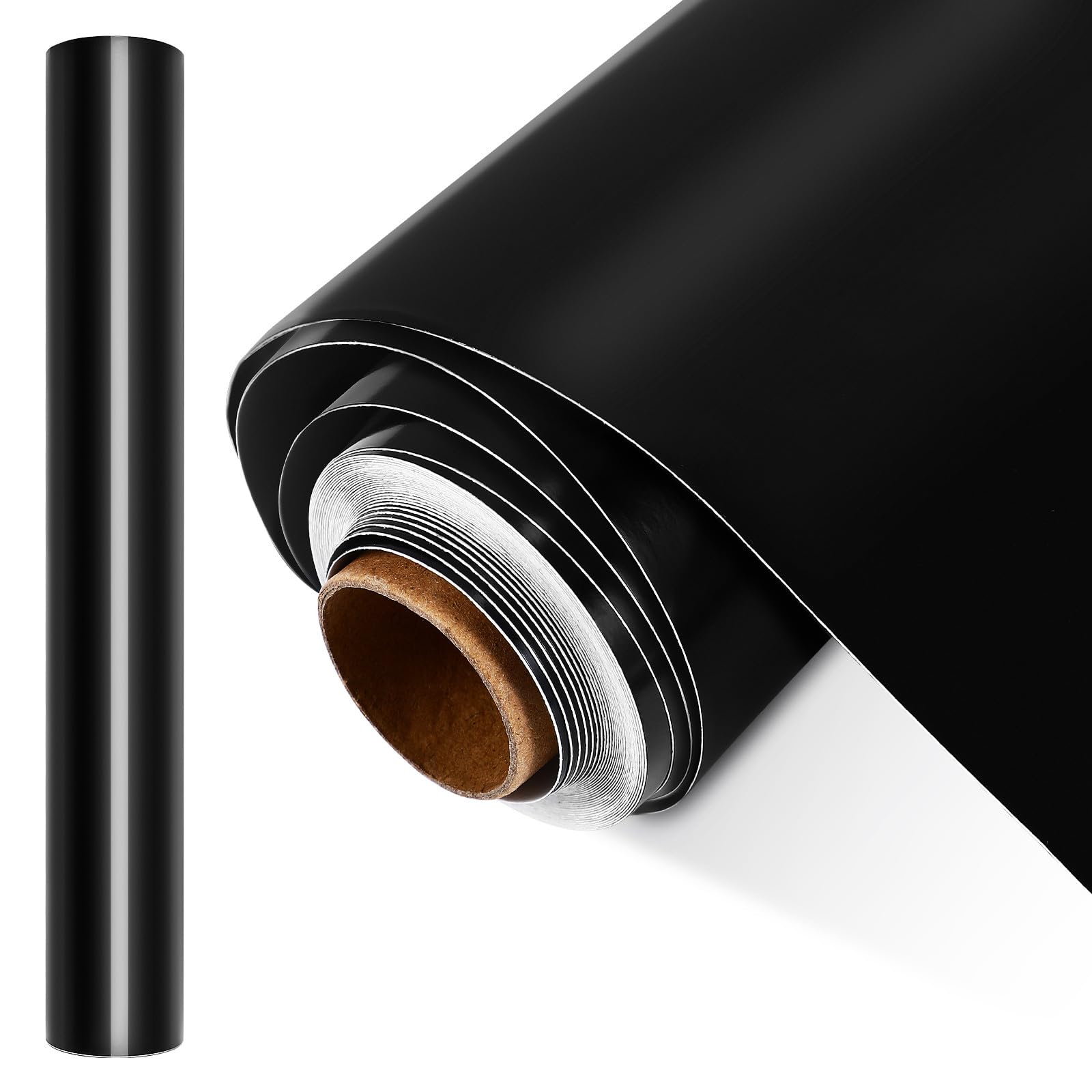 Vinyle permanent adhésif noir pour personnaliser les fenêtres de la maison