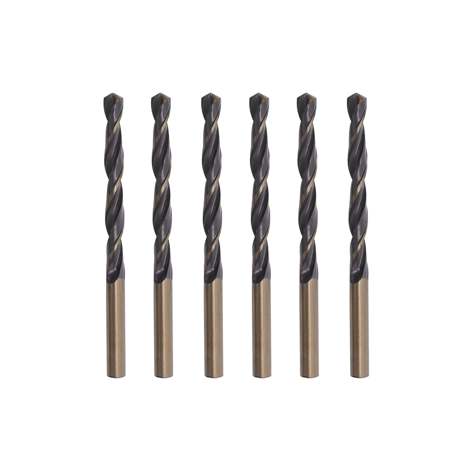 Misuyue 6pcs Metal Drill Bits, 2mm HSS Drill Bit Sets, Carbide Twist Drill Bit for Metal Stainless Steel Aluminum Alloy, Wood Drill Bits