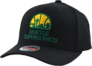 Mitchell & Ness NBA Team Logo Snapback Cap Seattle Supersonics Black, black, One Size