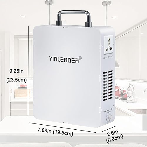 Miniatura 6 de Yinleader Transformador elevador de 3000 W, convertidor de voltaje de 110-120 V a 220-240 V para electrodomésticos Euro China Corea 220V-240V con