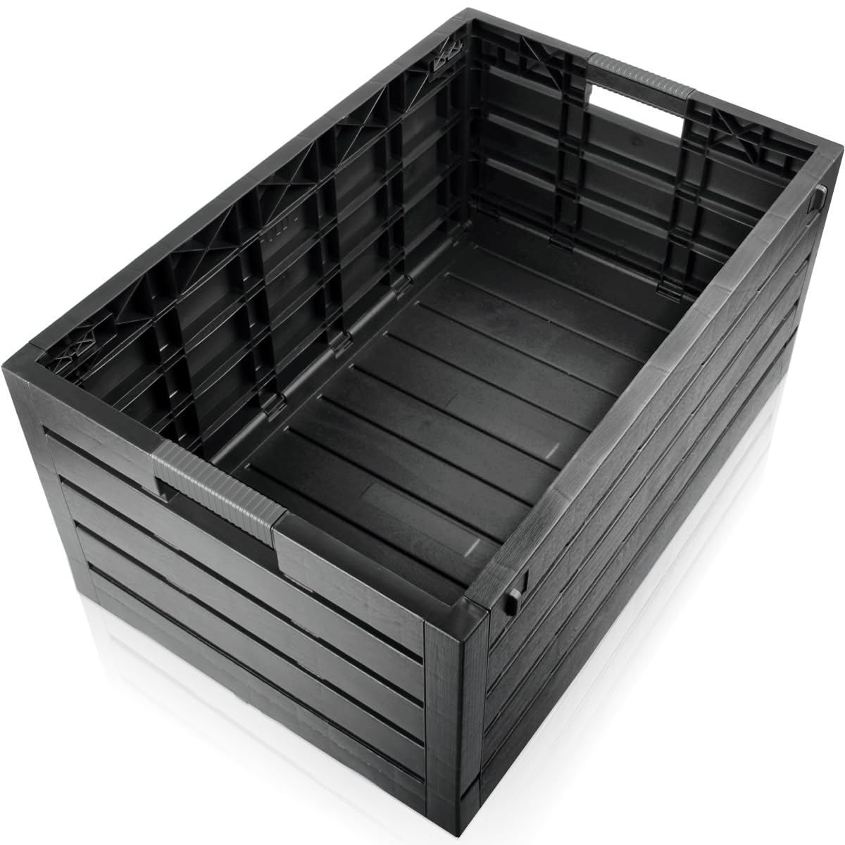 4X Premium Klappbox 60L Aufbewahrungsbox 60x40x28cm Transportbox bis 30kg faltbar klappbar stapelbar