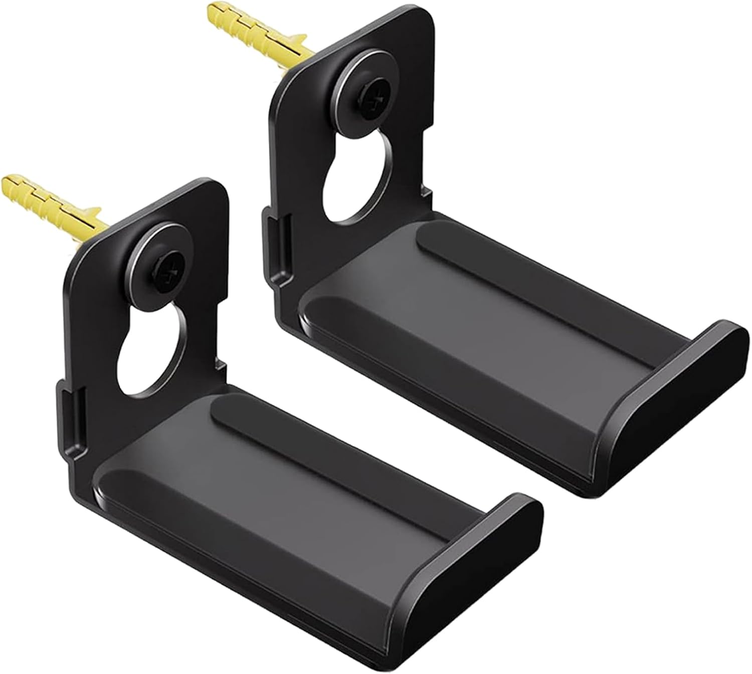 Adjustable L Shaped Soundbar Wall Mount Bracket with Not Tool Installation for Home Theater Systems