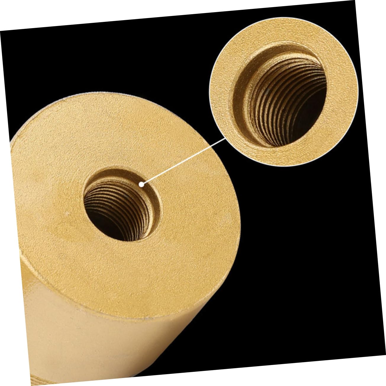 TOYANDONA Punta Trapano per Legna da Ardere, Spaccalegna per Legna, Carburo e Plastica, Trattamento di Indurimento, per Casa e Fattoria