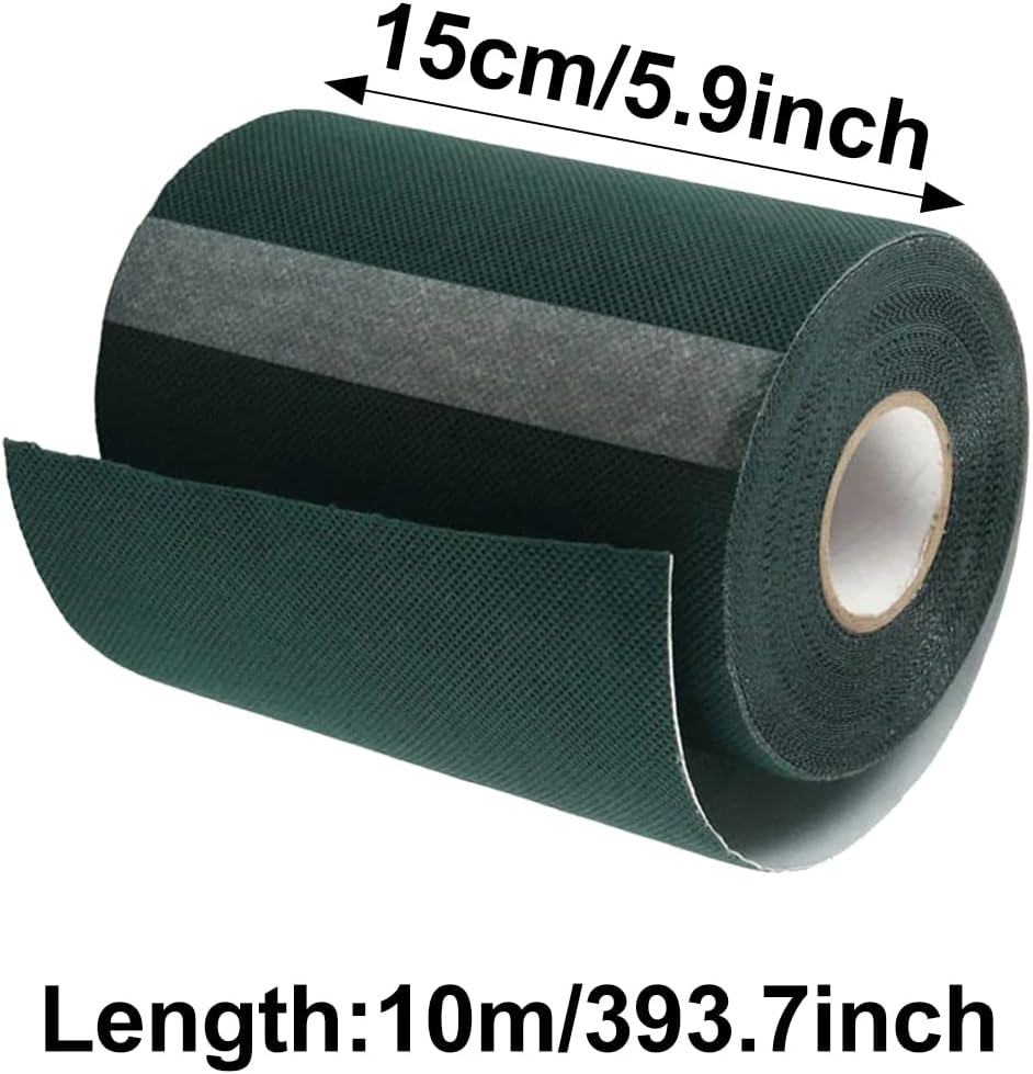 Artificial Grass Seaming Tape Roll 5.9in x 32.8ft Self Adhesive Turf Seam Tape Synthetic Lawn Jointing Tape for Connecting Fake Grass Carpet