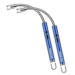 Flame bird 2 Pack Electric Candle Lighter Flameless Arc Windproof Flexible Long Neck USB Rechargeable Lighter for BBQ Grill Fireworks Camping.(Blue)
