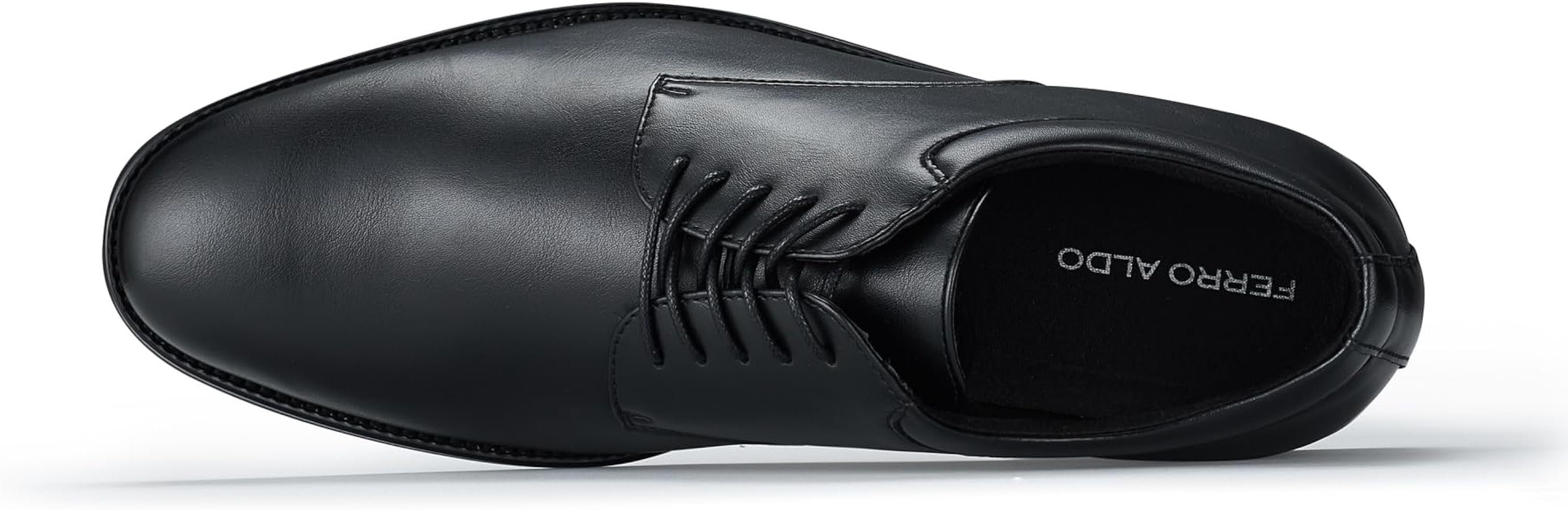 Aldo Mens Black Derby Dress Shoe Size 12 Men main image 3