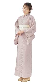 夏着物　浴衣3点セット Amazon.co.jp: 浴衣3点セット浴衣半幅帯下駄 LY2936夏着物