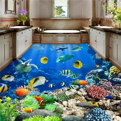 Wandaufkleber & Wandbilder Unterwasserwelt, Tropische Biologie,...