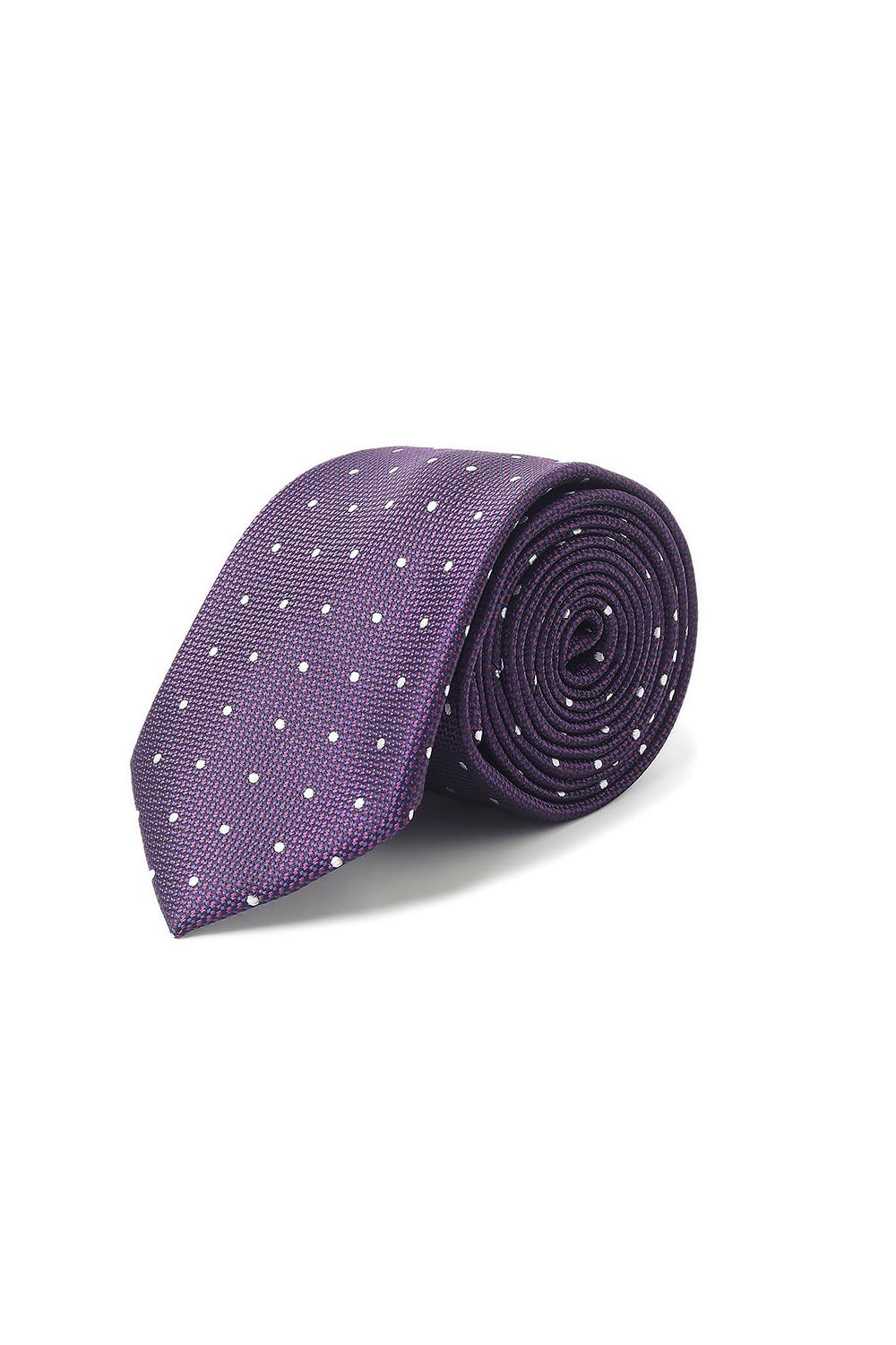 allen solly Men Purple Embroidered Formal Tie-picture-36