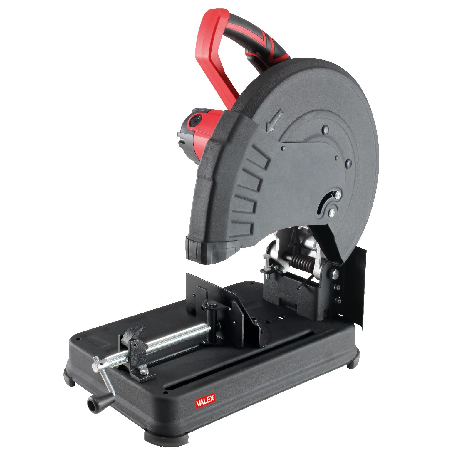 Valex TM411 Troncatrice da Ferro, 2100W, per Dischi Ø355mm, Capacità di taglio Ø90mm, Disco non fornito