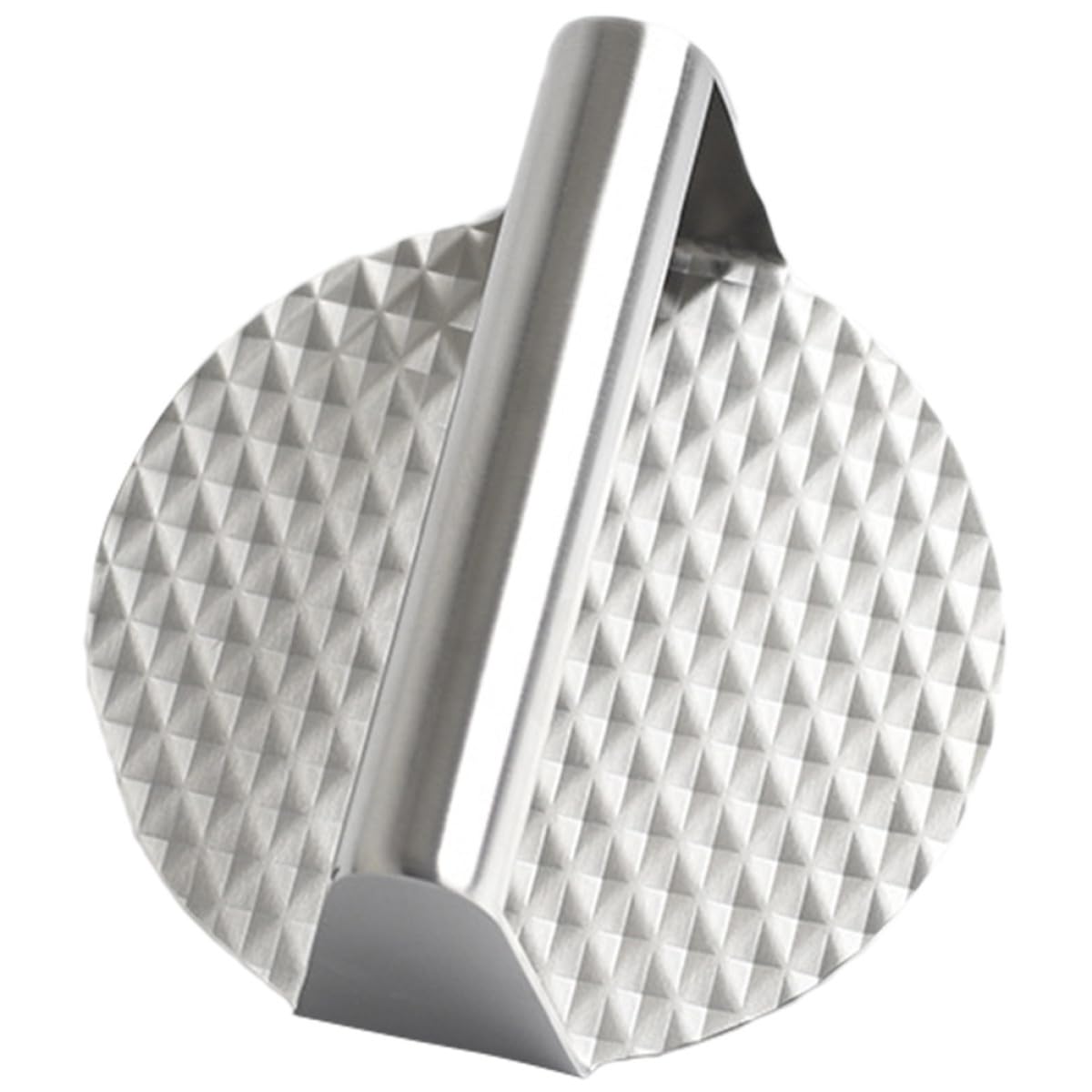 Alasum Pressa per Hamburger Rotonda in Acciaio Inox 304, Stampo Schiaccia Hamburger Domestico Rivestimento Antiaderente, Utensile da Cucina Compatto per Preparazione Burger Barbecue