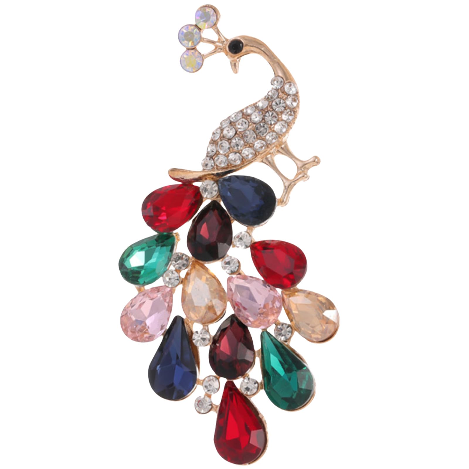 FAIRYGATE Brooch Pins Retro Crystal Rhinestone Brooches for Shirt Collar Decoration, B20 — view 40