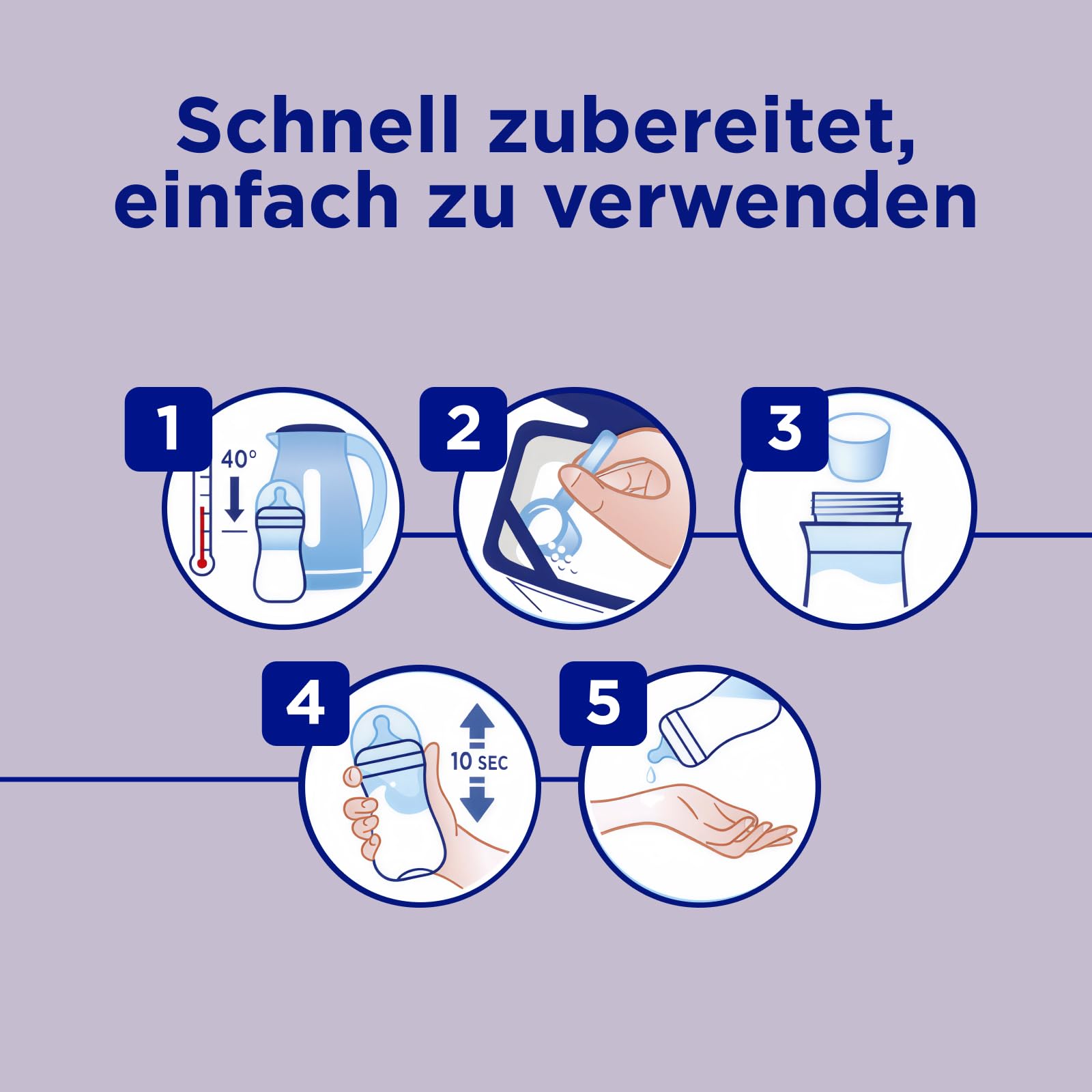 Aptamil HA PRE – Anfangsmilch von Geburt an, Mit DHA, Nur Laktose, Ohne Palmöl, Babynahrung, Milchpulver, 1 x 800 g