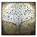 Produktbild House of Arts Metallbild Moderne Wanddekoration Baum mit LED Beleuchtung Natur Wanddeko Dekoration 3D Effekt 60 x 60 cm