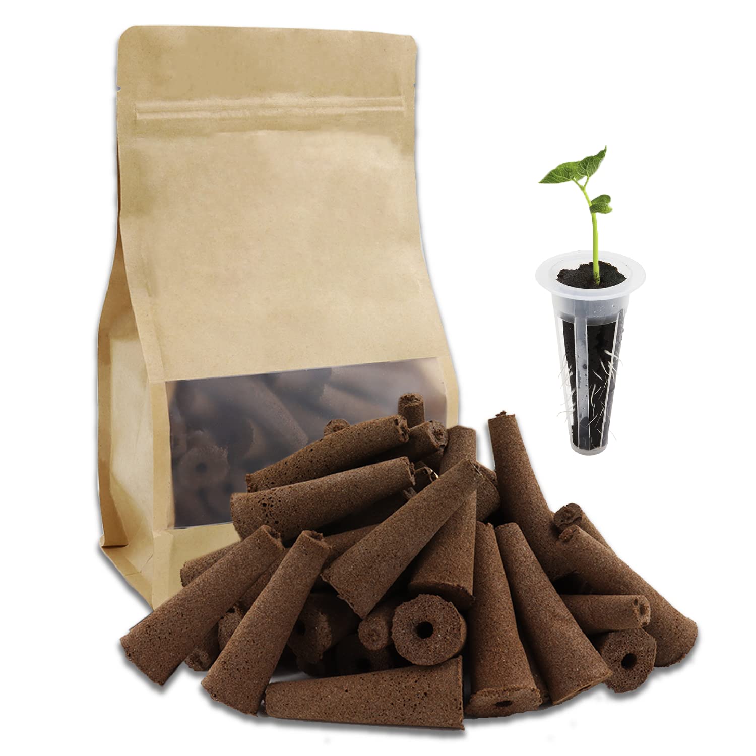 Buy 50 Pack Grow Sponges Compatible with Aerogarden & iDoo and LAWNFUL