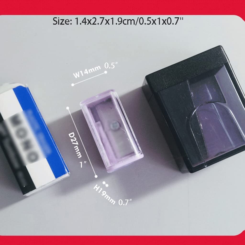 Temperamatite Vassoio per trucioli per la Scuola Mini temperamatite Manuale Piccolo e affilato Mini Scatola per briciole Portatile Temperamatite di qualità a Foro Singolo Arte