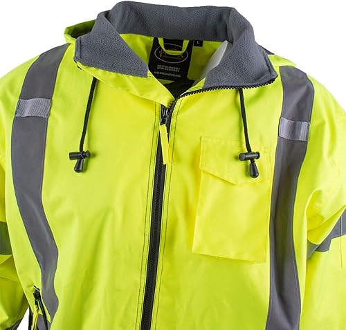 Miniatura 9 de Pioneer 5209U Hi Viz - Chamarra de seguridad con capucha desmontable
