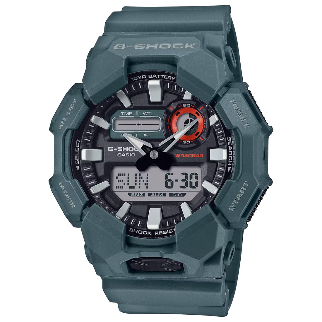 casio G-Shock GA-010-2ADR Analog-Digital Black Dial Men (G1602)-picture-39
