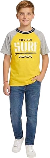 Bluebuck Boys Cotton Knitted T-Shirt | Soft Breathable Fabric | Regular Fit Casual Wear for Kids