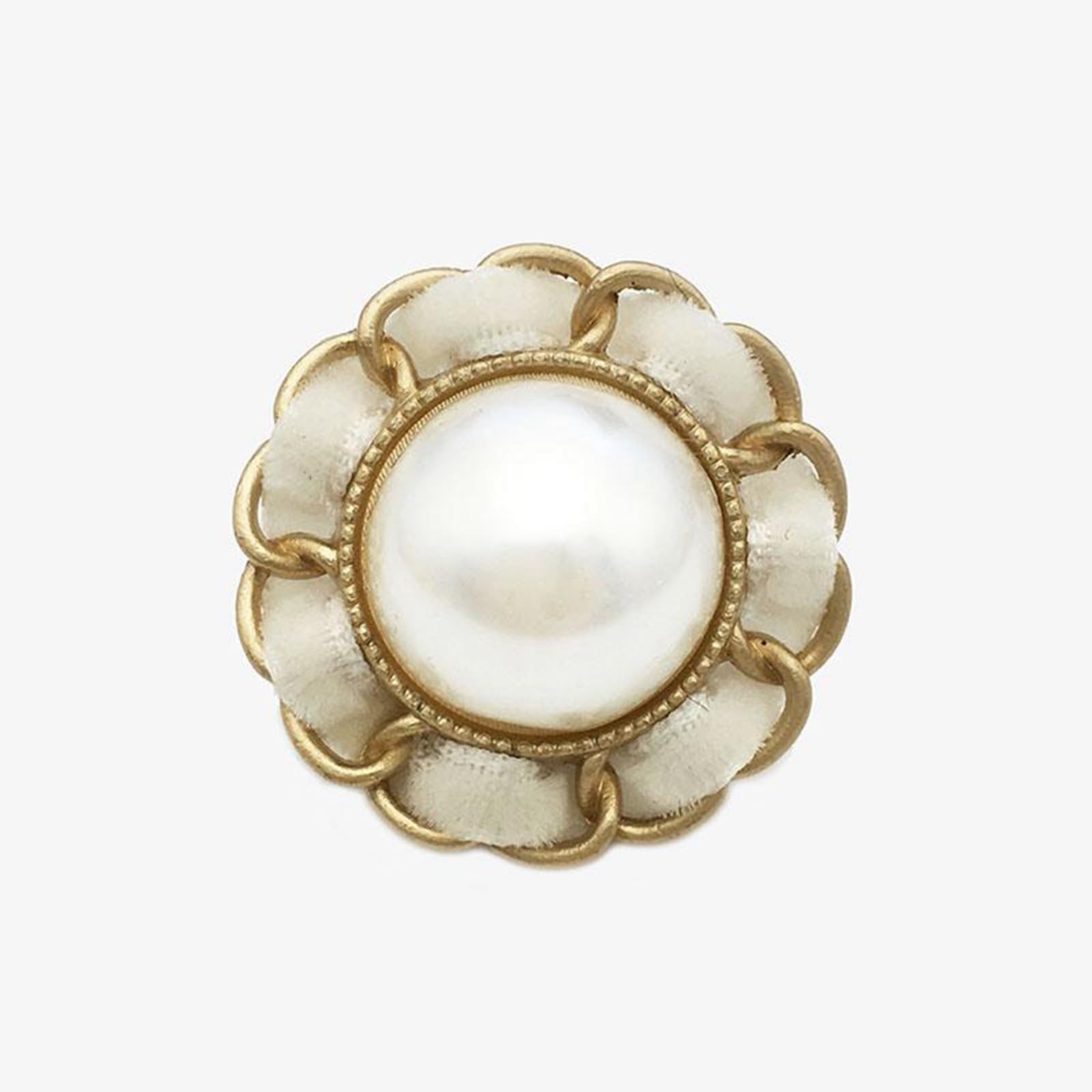 Accessoire de bouton de fleur de perle tissée colorée, Couleur 8