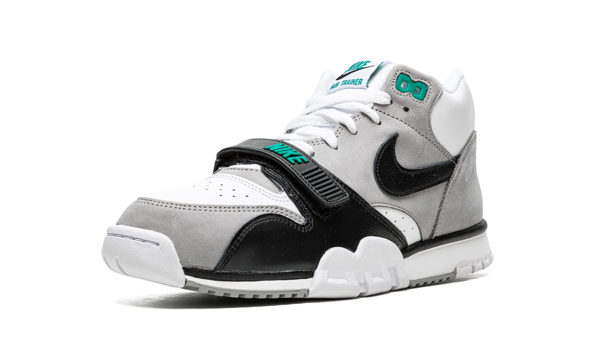 Nike Tenis de Baloncesto Air Trainer 1 para Hombre, Blanco Negro Gris Medio, 43 EU