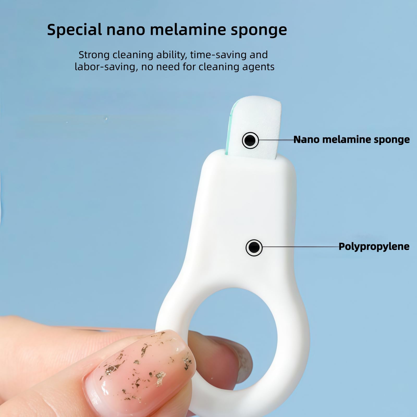 Limpiador De Dientes De Esponja, Cepillo De Dientes Nano, para Limpiar Los Dientes, Eliminar Tartar, Manchas Y Manchas Negras, para El Cuidado Oral Diario para Bebés, Niños, Adultos (30 Piezas)