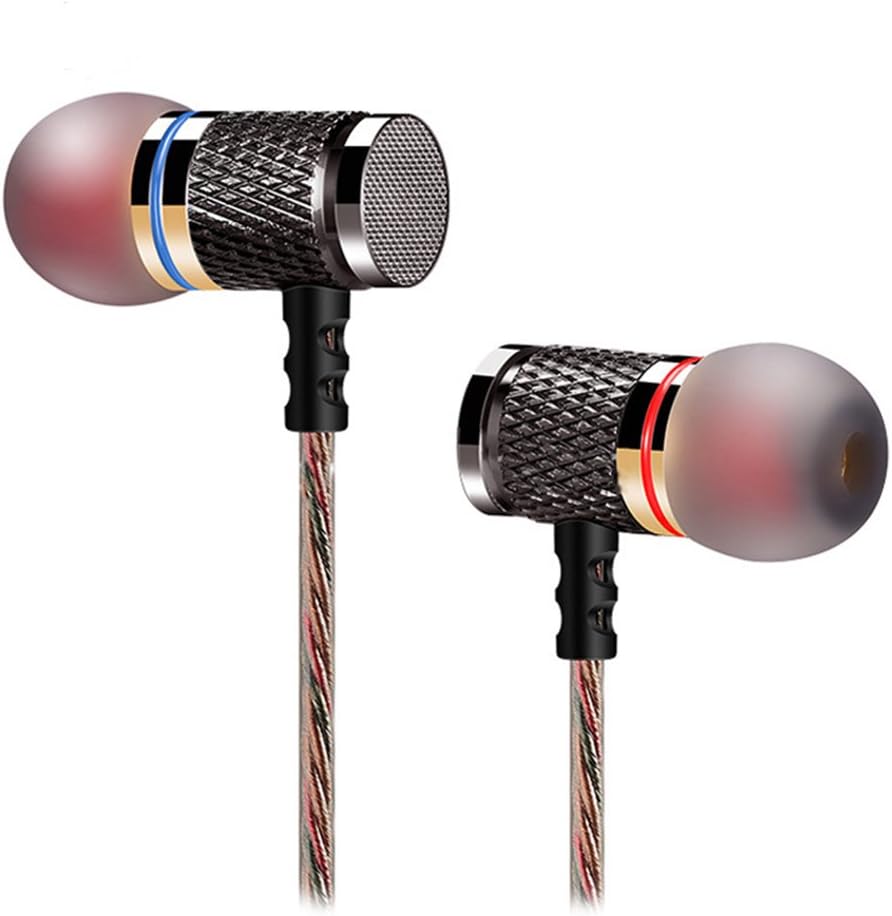 KZ ED2 Stereo Metal Earphones with Microphone Noise Cancelling Earbuds In Ear Headset DJ XBS BASS Earphone HiFi Ear Phones (with microphone)