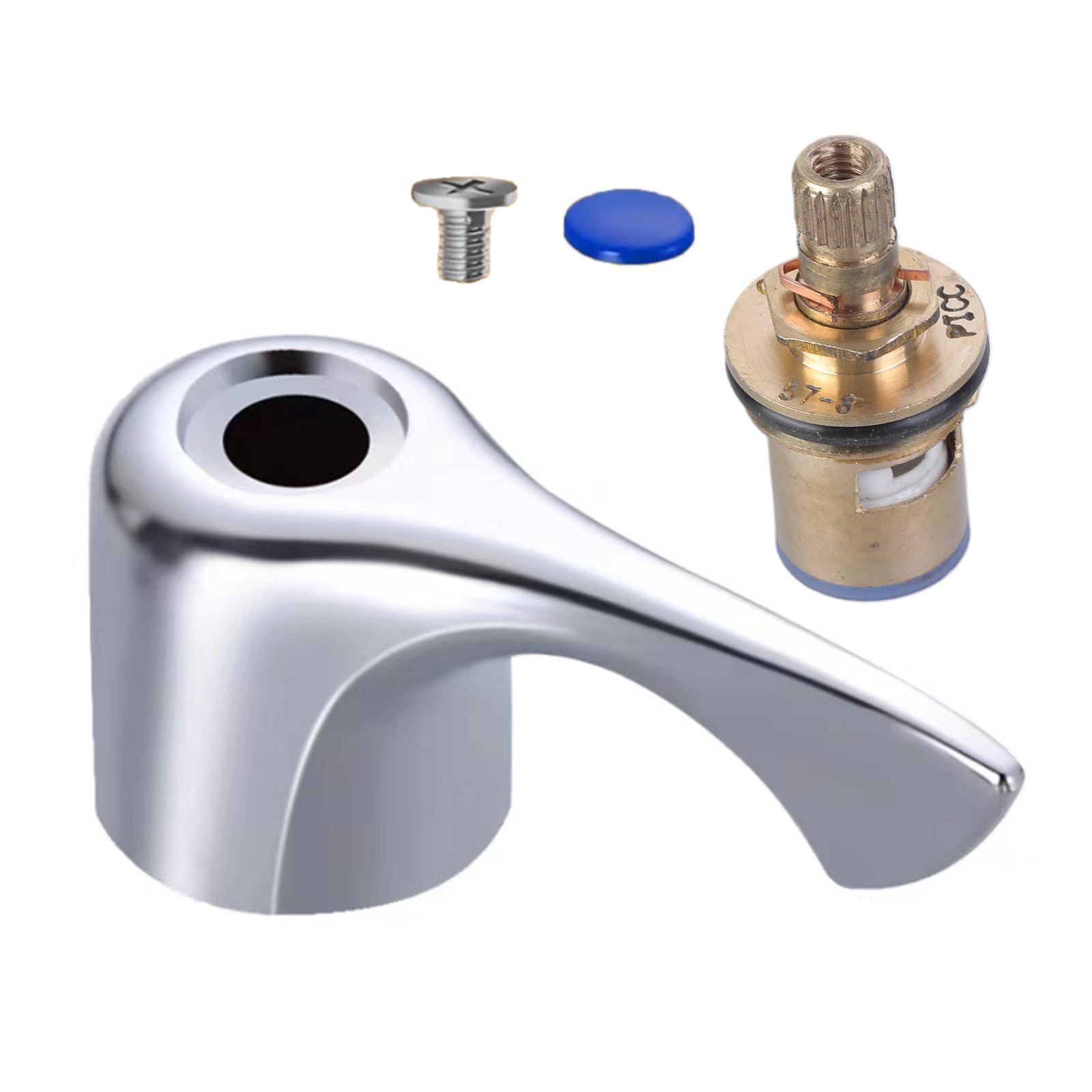 Msioytog A Essential Component Faucets Handle Mixer Tap Cartridge Replacement Simple Installation For Maintain Handle Mixer Tap Cartridge Replacement Faucets Repair Part User Friendly