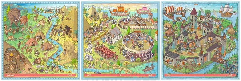 Ravensburger Puzzle Up - History Jigsaw Puzzle