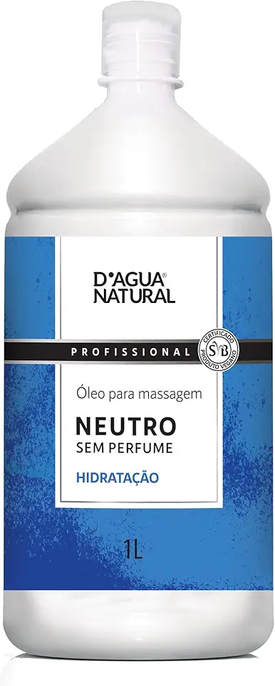 D'AGUA NATURAL Óleo De Massagem Neutro D'Agua Natural 1 Litro