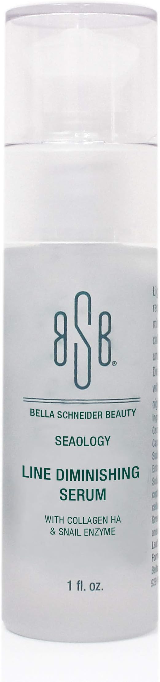 LA BELLE Line Diminishing Face Serum - Collagen & Snail Mucin Skin Essence - Anti Aging Face Moisturizer - Professional Grade Skin Care Product, 1 Fl Oz, MSRP $75.00