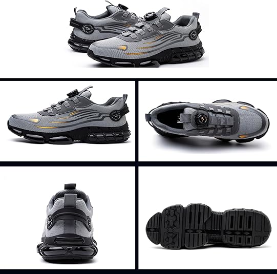 YisiNP Veiligheidsschoenen heren werkschoenen dames ademend comfort