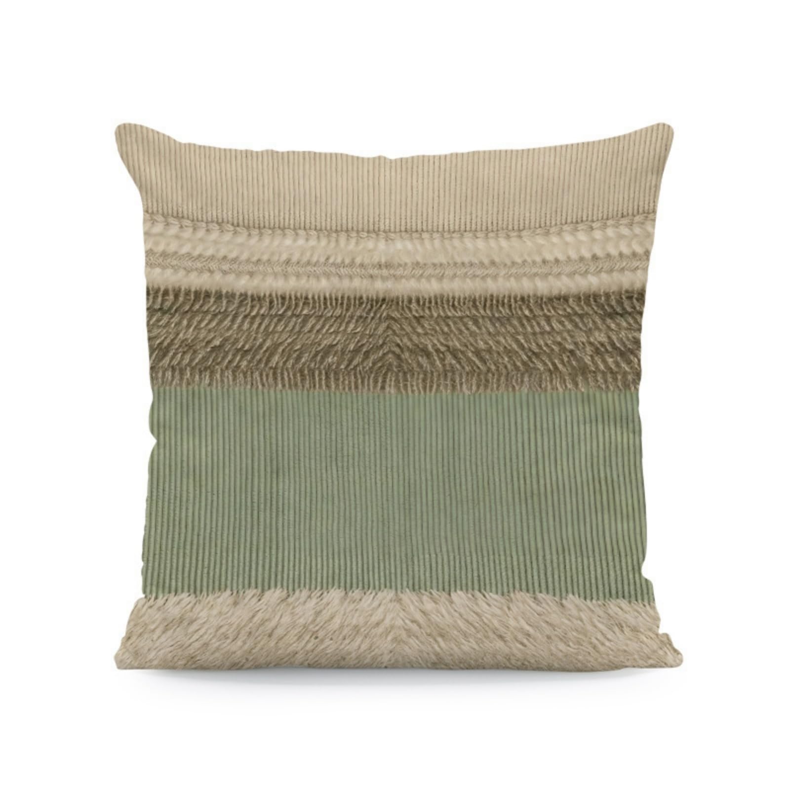 Cushion Covers 40cm x 40cm Grayish Green Pillowcase with Invisible Zipper,Decorative Throw Pillows Cover Thickened linen fabric sSfa Cushions Cover,for Home Décor, Bedroom & Sofa