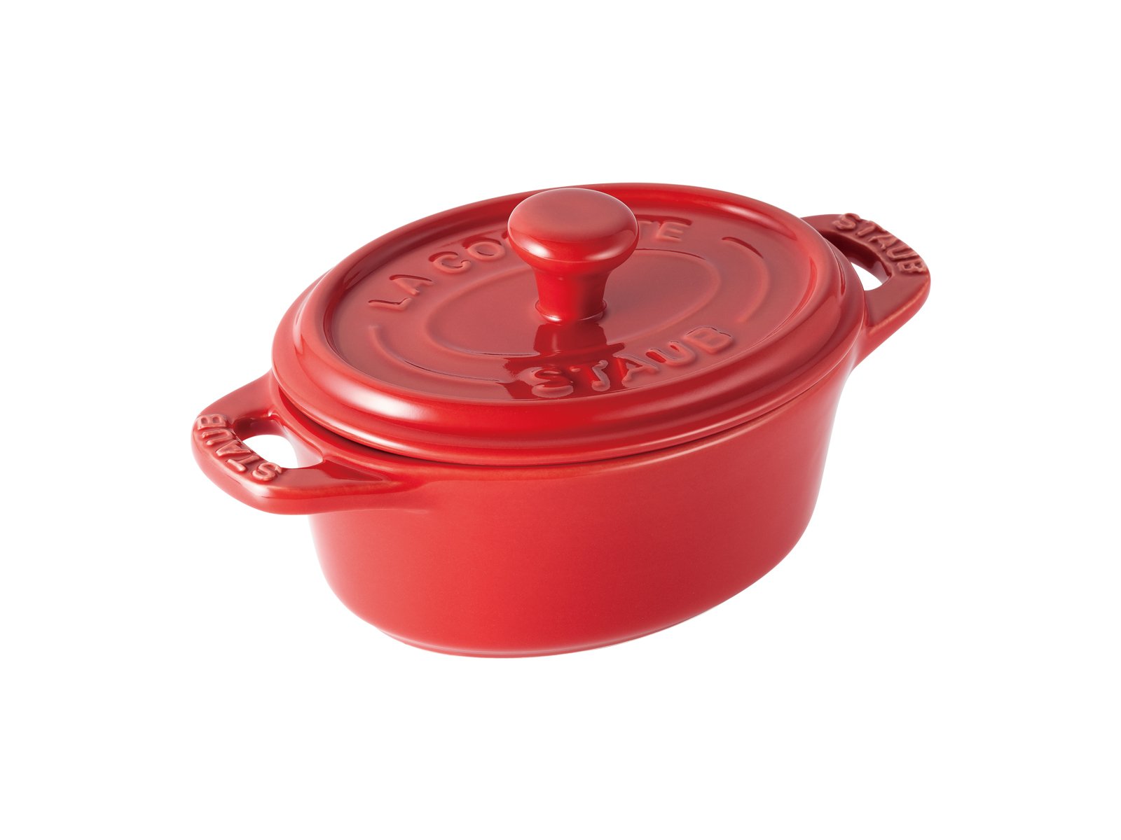 Amazon.co.jp: staub 40511-176 Ceramic Mini Oval Cocotte 4.3 inches