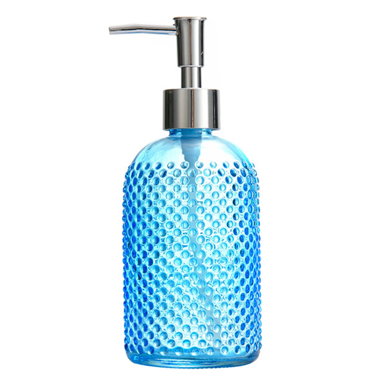 Refillable Glass Soap Dispenser Leakproof Pumps Liquid Container for Sink Countertop 400ml Bathroom Liquid Soap Dispenser for Kitchen and Bathroom