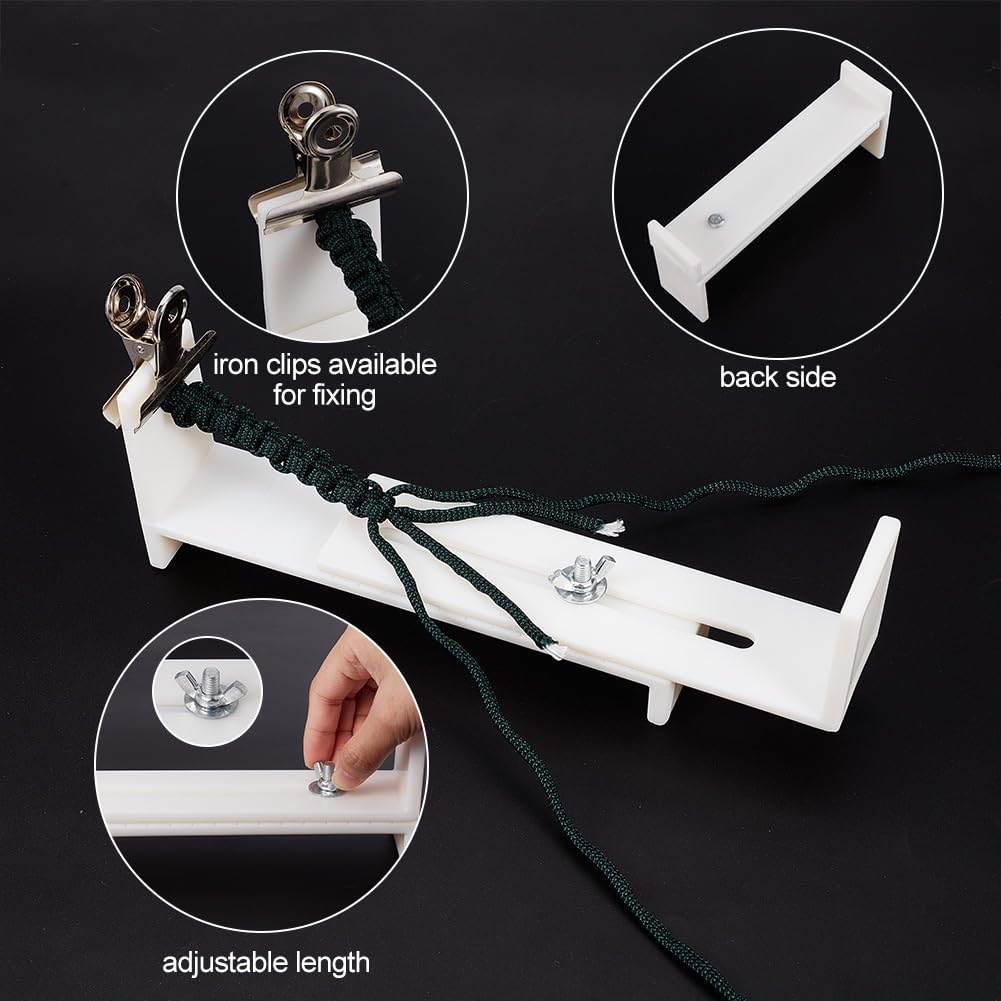 NBEADS Kit Per Braccialetti Fai Da Te Regolabile A Forma Di U | Base In Legno Con Scale E Clip