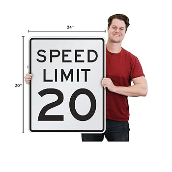USA SPEED LIMIT20看板 USA SPEED LIMIT20看板 SPEED LIMIT 35 Sign R2-1 - Speed Limit