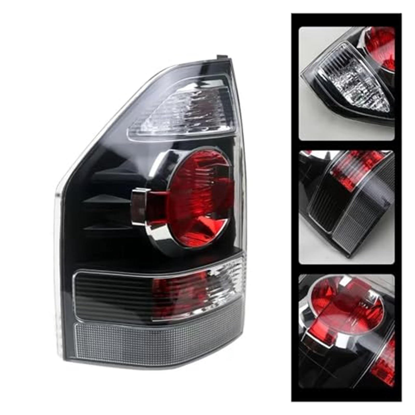 Dla Mitsubishi, dla Pahro, dla Montero V73 2003 2004 2005 2006 tylny kierunkowskaz hamulca reflektor przeciwmgielny akcesoria samochodowe Lampka kontrolna lusterka(BLACK Right)