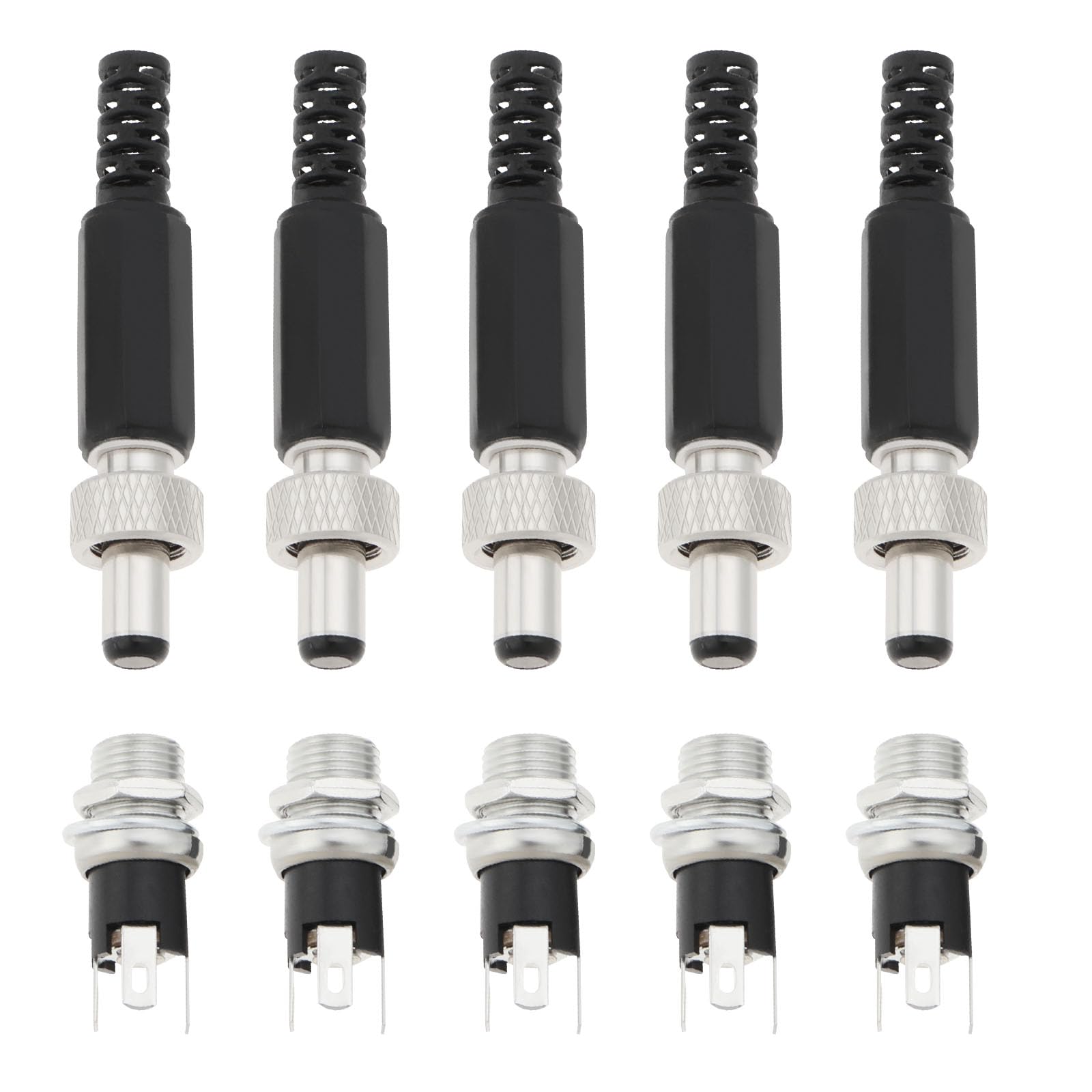 Spinotto Alimentazione 5,5x2,5 Spina Maschio Presa Connettore - Foto 2