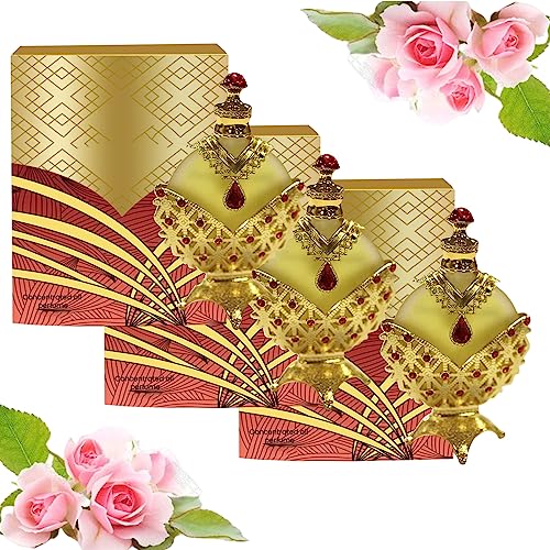 Araao Gold Perfume Oil,Perfume Oil,Gold Concentrated Perfume Oil,Perfume Oils For Women (3Pcs-35Ml) #TOP13