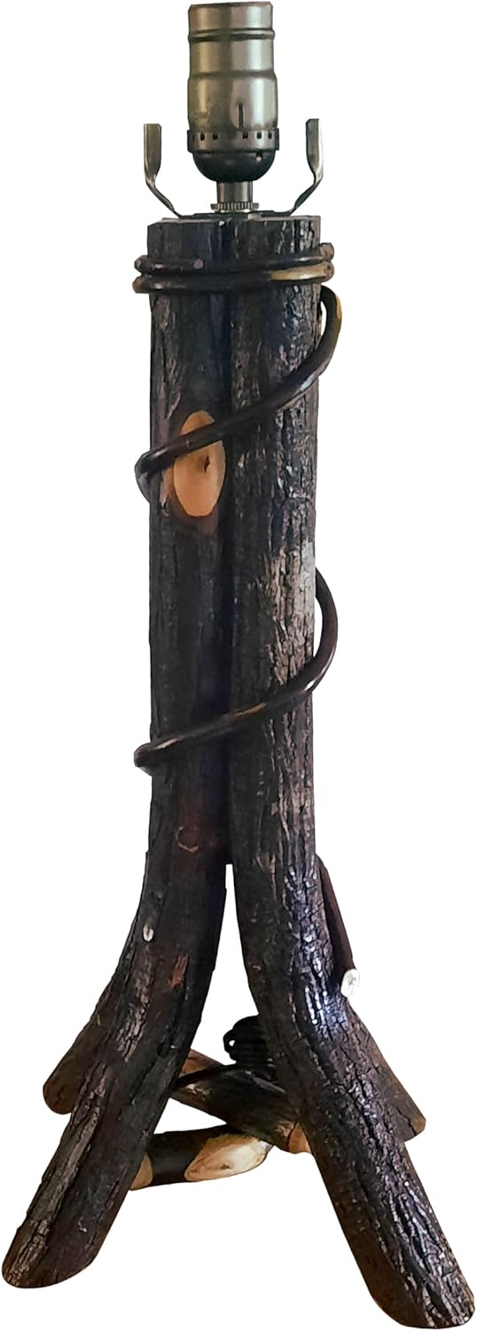 Furniture Barn USA Split Hickory Log Table Lamp