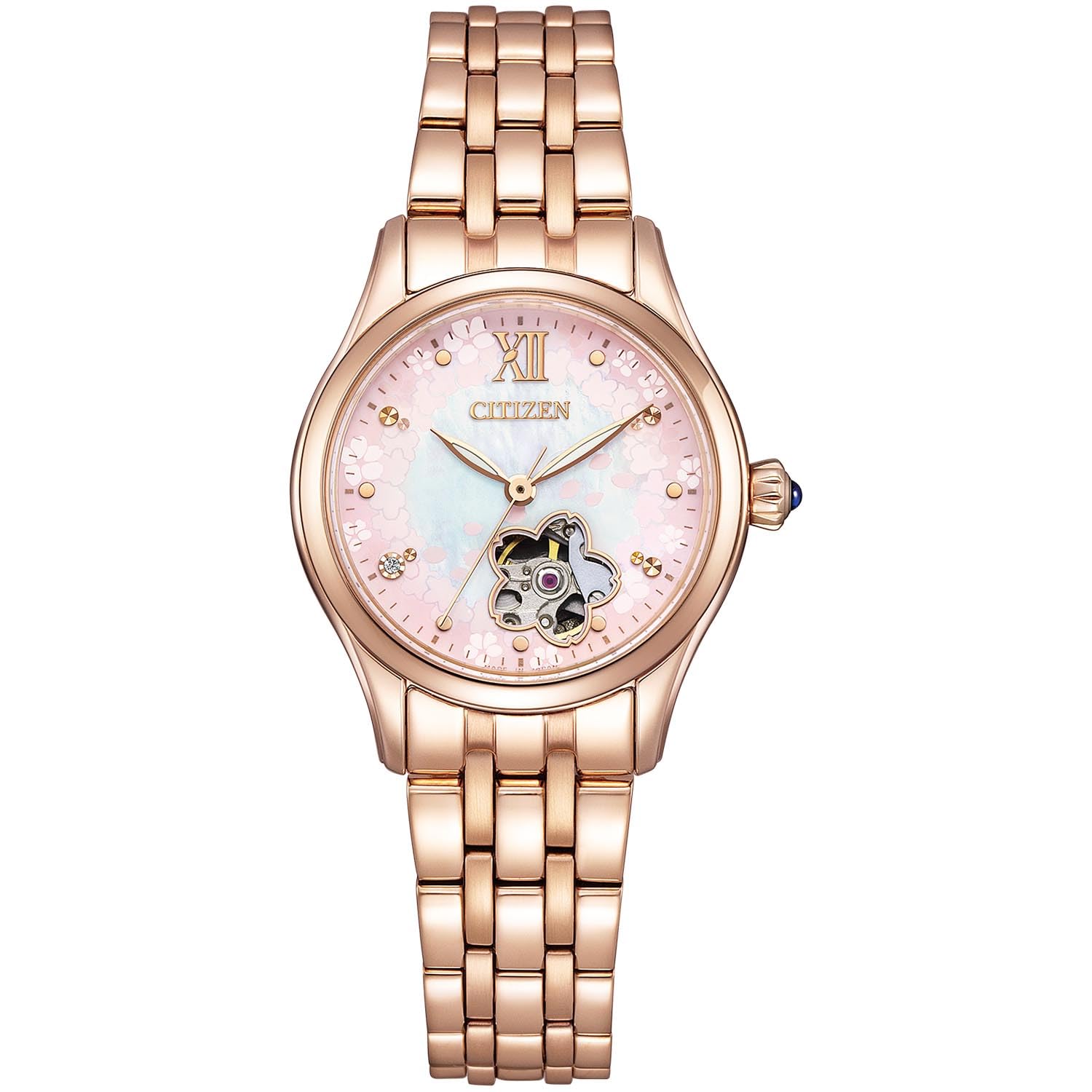 Amazon.co.jp: [CITIZEN] 腕時計 (機械式腕時計/桜/限定) PR1045-50W
