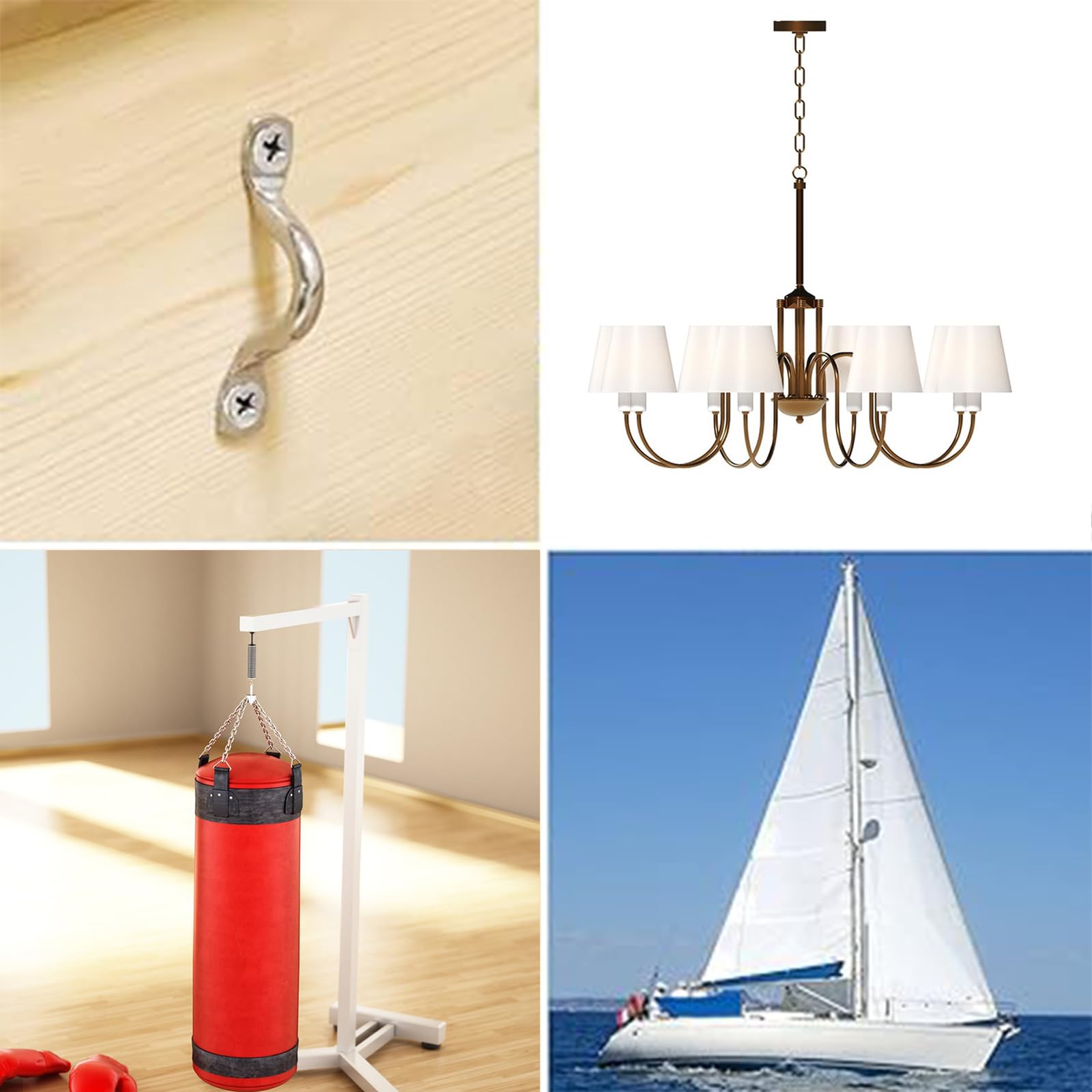 KARELLS 20 Stück 304 Edelstahl Pad Eye, 4mm Kajak Pad Augenriemen Fenderöse, Decksplatte Augplatten Boat Top Pad Auge, mit 40 Schrauben, Befestigungshaken, Fenderöse, für Kayak Canoe Rigging