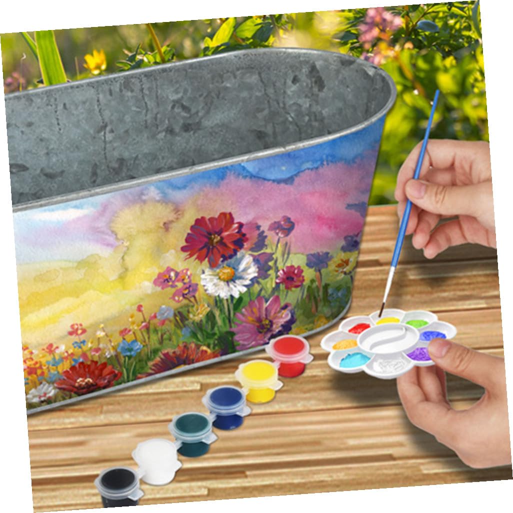 BESPORTBLE 1set Giardinaggio per Ragazzo Ragazza Kit di Piantagione Fiori con Vasi attività Educativa e Creativa per Sviluppo Motricità Fine e Famiglia